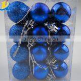 Household Party Decoration White Plastic Christmas Ornaments Balls thumbnail-2