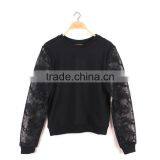 Wholesale New Fashion High Quality Formal Elegant Long Sleeve Black Designer Ladies Winter Coats 2016