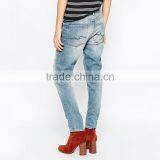 Best Selling Hip Hop Ripped Style Latest Design Jeans Pants for Girl thumbnail-2