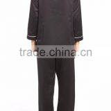 Women Plain Long Pajamas Set Black Satin Blank Pyjama Set Long Sleeve With Long Pants Nightwear thumbnail-2
