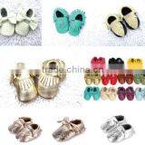 Wholesale Genuine Leather Shoes Baby Moccasins With Tassels thumbnail-4