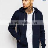 Zipper Hoodie Thin Hoodies,hoodies Custom Logo,wholesale Plain Navy Blue Hoodie thumbnail-1