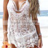Sexy Women Beach Swimwear Bikini Cover Up Lace Crochet Summer Dress thumbnail-2