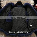 High Quality Hot Sales Type Fur 100% Real Fox Fur Short Vest Jacket Gilet Waistcoat Coat Fashion Warm Ladies thumbnail-4