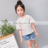 S17357A 2017 New Style Tops For Children Girls Cute Blouse Designs thumbnail-3