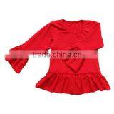 2016 Baby Names Factory Wholesale Ruffle Cotton Clothes Baby Shirts Ruffle Fall Boutique Clothes thumbnail-6