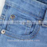 S1115K Girls Kid Children Stretchable Waistband Indigo Washed Denim Jeans thumbnail-5