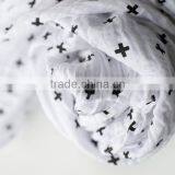 Baby Cotton Blanket Muslin Swaddle Super Soft thumbnail-4