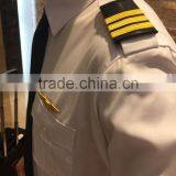 Juqian Good Quality Tailor Made Fitted Blouse Dress Shirt White Airline Pilot Uniform Pilot Uniform Shirt thumbnail-5