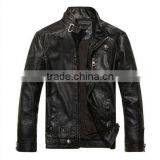 Early Spring Newest Design Leather Man Pu Jackets Leather Motorcycle Jacket Bulletproof Leather Jacket thumbnail-2
