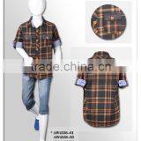 2016 New Fashionable 100% Cotton Checked Kids Shirts thumbnail-5