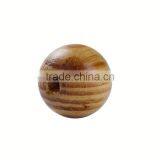 Low Price Brown Stripe Pattern Pine Wood Spacer Beads thumbnail-1