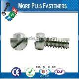 Made in Taiwan Fillister Head Slotted Machine Screw thumbnail-3