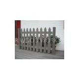 Picket Fence Wood Plastic Composite Fence / External Wall Decoration Panel