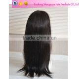Factory Unprocessed Human Silky Straight 100 Brazilian Virgin Hair Full Lace Wigs With Baby Hair For Black Women thumbnail-5