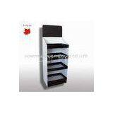 Corrugated Paper Product Display Shelves , Brochure Display Rack