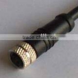 M8 Female Molding Type Straight Waterproof Connector