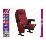 Tip - Up Seat Automatic Return Cinema Room Seating Ground Fixed With Folding Cup Holder thumbnail-1