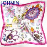 NO MOQ Digital Printing Satin Silk Scarf thumbnail-3