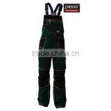 PESSO Canvas Polyester Cotton Green Workwear Bibpants thumbnail-1