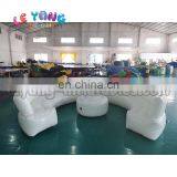 Round Shape Modern Living Room White Inflatable Air Lounger Fireproof Sofa