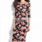 Body Shaped Elegant Hollow Out Dress thumbnail-5