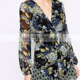 Band Of Gypsies Playsuit In Floral Print thumbnail-1