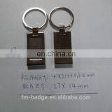Metal Blank Keychain for Laser Engraving Custom Logo,Wholesale Customized Logo Key Chain Rectangle Blank Metal Key Ring,