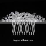 Wedding Hair Accessories Bridal Headpieces Crystal Double Flower Bridal Hair Comb
