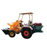 Infinitely variable speed and fully hydraulic steering for flexibility wheel loader for sale