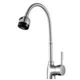 Hot and Cold Kicthen Faucet Kitchen Single Hole High Mixer Tap thumbnail-5