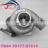 TD04 4D56 Turbocharger 49177-01510 49177-01511 Turbo for Mitsubishi L 300 2,5L TD 4WD (P25W,P25V) With 4D56 Engine thumbnail-2