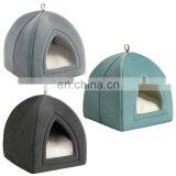 Pet Supplies Smart Design Unique Multi Functional Portable Travel Felt Cat Bed thumbnail-2