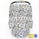 Multi-Use Stretchy Nursing Cover Baby Car Seat Cover Canopy Shopping Cart or Breastfeeding Cover thumbnail-5