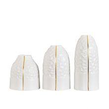 European Simple Light Luxury Large White Ceramic Plant Vase For Home TV Bench Decor thumbnail-5