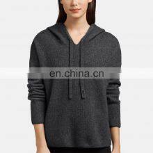 Custom Designer Silk Cashmere Pullover Sweater Hoodies for Wmen thumbnail-1