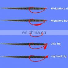 140mm 3.8g 8pcs/bag Wholesale Big Fishing Worms Texas Baits Soft Plastic Bass Fishing Lure thumbnail-5