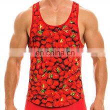 2021 Latest Design Gym Fitness Bodybuilding Men Muscle Workout Tank Top,Print Your Own Design Tank Top