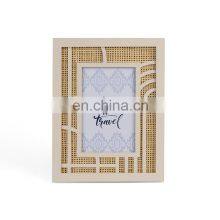 K&B Wholesale 4x6'' Sizes Paper Engraved Wooden Photo Frame for Home Decoration thumbnail-1