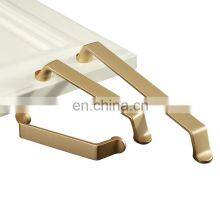 Model Cabinet Handles Gold European Pulls Knobs Brushed Brass Drawers Metal Kitchen Cabinet Handle