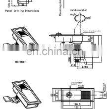 MS726B Pop up Compression Lock for Industrial Electrical Cabinet thumbnail-2