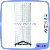 Durable Triangle 3-wheel Display Rack