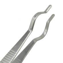 Stainless Steel Tweezers Chemical Experiment Equipment Thickened Tube Tweezers Round Head Crucible Pliers High-Temp Resistant Teaching Instruments thumbnail-5