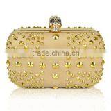 2014 Fashion Ladies Rivet Clutch Bag Evening Handbag thumbnail-1