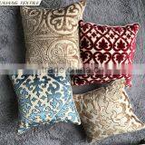 Velvet Applique Embroider Pillow thumbnail-1