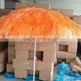New Fashion Straw Beach Umbrella With Chair And Table