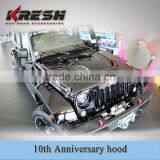 Made in China 10th Anniversary Engine Cover, 10th Annversary Hood for Jeep Wrangler JK Quality Choice thumbnail-1