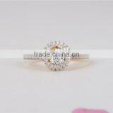 925 Sterling Silver Cubic Zircon Silver Ring Design Wholesale Wedding Ring thumbnail-2