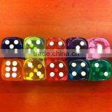 14MM Rounded Transparent Dice/10 Kinds of Color Fine Small Children Gifts Toys/14# Top Grade Dice Game Quality Choice thumbnail-4