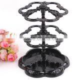 D11 ANPHY Double-deck Plastic Earring Rack With Plate For Display Black thumbnail-2